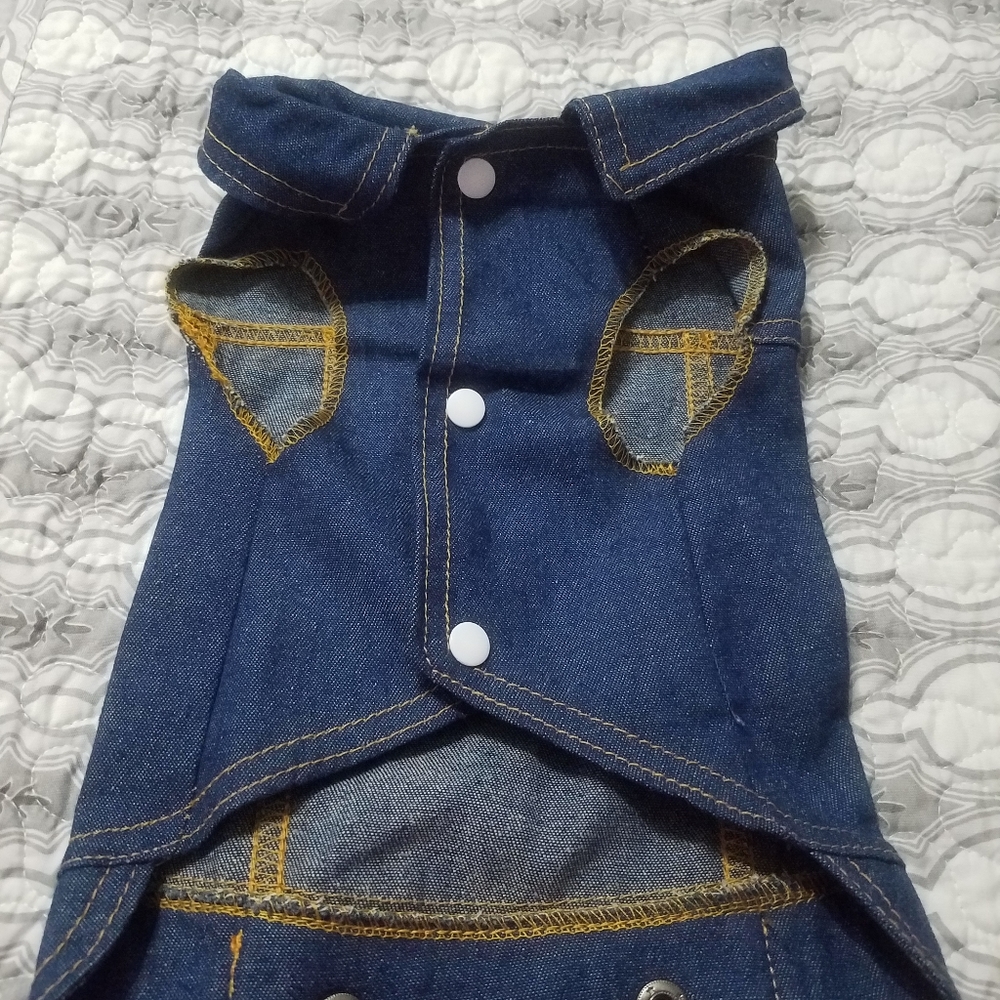 Dog denim jacket